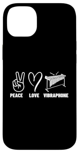 Peace Love Vibraphone Herren Damen Vibraphone Player Hülle für iPhone 14 Plus Peace Love Vibraphone Herren Damen Vibraphone Player Hülle für iPhone 14 Plus von Vibraphone Gifts for Vibraphonist And Funny Vibist