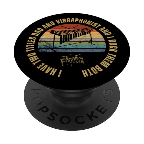 Vibraphonist And Dad Proud Funny Men-Vibraphon PopSockets Klebender PopGrip Vibraphonist And Dad Proud Funny Men-Vibraphon PopSockets Klebender PopGrip von Vibraphone Gifts for Vibraphonist And Funny Vibist