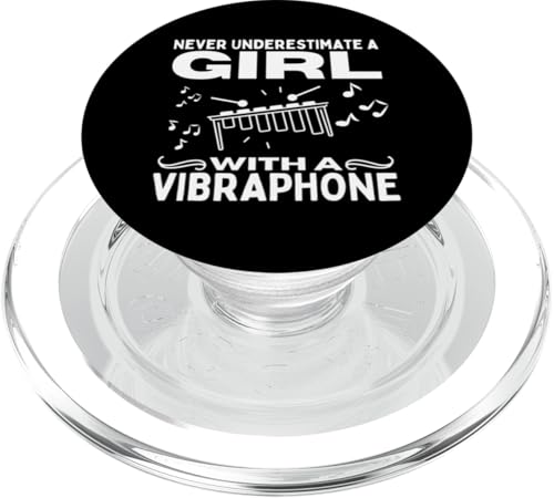 Vibraphonist Unterschätze niemals ein Mädchen mit einem Vibraphon PopSockets PopGrip für MagSafe Vibraphonist Unterschätze niemals ein Mädchen mit einem Vibraphon PopSockets PopGrip für MagSafe von Vibraphone Gifts for Vibraphonist And Funny Vibist
