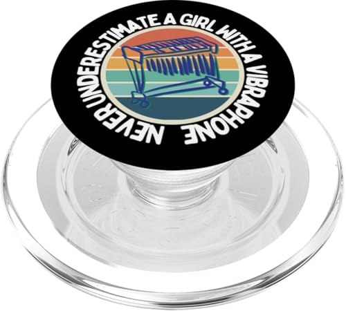 Vibraphonist Unterschätze niemals ein Mädchen mit einem Vibraphon PopSockets PopGrip für MagSafe Vibraphonist Unterschätze niemals ein Mädchen mit einem Vibraphon PopSockets PopGrip für MagSafe von Vibraphone Gifts for Vibraphonist And Funny Vibist