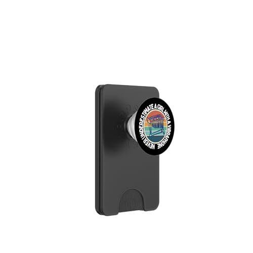 Vibraphonist Unterschätze niemals ein Mädchen mit einem Vibraphon PopSockets PopWallet für MagSafe Vibraphonist Unterschätze niemals ein Mädchen mit einem Vibraphon PopSockets PopWallet für MagSafe von Vibraphone Gifts for Vibraphonist And Funny Vibist