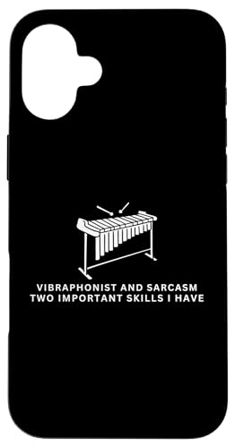 Vibraphonist und Sarcasm Lustiger Vibraphonspieler Hülle für iPhone 16 Plus Vibraphonist und Sarcasm Lustiger Vibraphonspieler Hülle für iPhone 16 Plus von Vibraphone Gifts for Vibraphonist And Funny Vibist