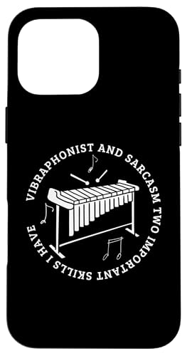 Vibraphonist und Sarcasm Lustiger Vibraphonspieler Hülle für iPhone 16 Pro Max von Vibraphone Gifts for Vibraphonist And Funny Vibist