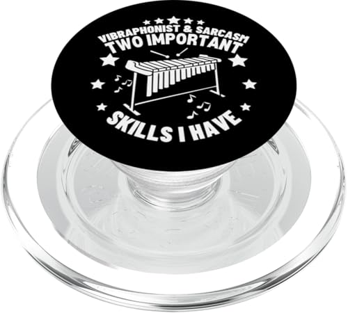 Vibraphonist und Sarcasm Lustiger Vibraphonspieler PopSockets PopGrip für MagSafe von Vibraphone Gifts for Vibraphonist And Funny Vibist