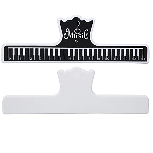 Vibrivio 2 x Musikbuch-Noten-Clip, Kunststoff-Seitenhalter für Musikaufführungen, gelb/schwarz, Musik-Lesezeichen-Clip, Musiknoten-Clip Vibrivio 2 x Musikbuch-Noten-Clip, Kunststoff-Seitenhalter für Musikaufführungen, gelb/schwarz, Musik-Lesezeichen-Clip, Musiknoten-Clip von Vibrivio