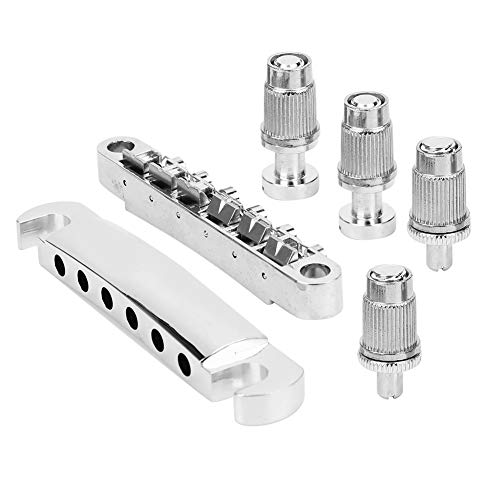 Vibrivio 6 Saiten Feste Brücke Set, Zinklegierung Saitenbasis für LP E-Gitarre Accories, Kompatibel mit E-Gitarre, Design, Einfache Installation Vibrivio 6 Saiten Feste Brücke Set, Zinklegierung Saitenbasis für LP E-Gitarre Accories, Kompatibel mit E-Gitarre, Design, Einfache Installation von Vibrivio