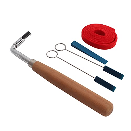 Vibrivio 6-teiliges professionelles Klavier-Stimmgerät-Set, komplettes Werkzeug mit Stummschaltwerkzeugen für Anfänger und Profionale, exquisite Verarbeitung, einfach zu bedienen, Modell M02621 Vibrivio 6-teiliges professionelles Klavier-Stimmgerät-Set, komplettes Werkzeug mit Stummschaltwerkzeugen für Anfänger und Profionale, exquisite Verarbeitung, einfach zu bedienen, Modell M02621 von Vibrivio