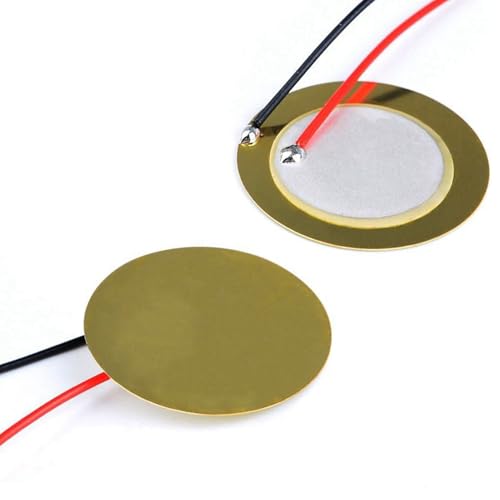 Vibrivio Piezo-Tonabnehmer, 20 mm, Verstärker-Discs, Mikrofon-Trigger-Soundsensor mit 25,4 cm langen Kabeln für Akustikgitarre und Trommel, Piezo-Disc-Wandler, 15 Stück Vibrivio Piezo-Tonabnehmer, 20 mm, Verstärker-Discs, Mikrofon-Trigger-Soundsensor mit 25,4 cm langen Kabeln für Akustikgitarre und Trommel, Piezo-Disc-Wandler, 15 Stück von Vibrivio