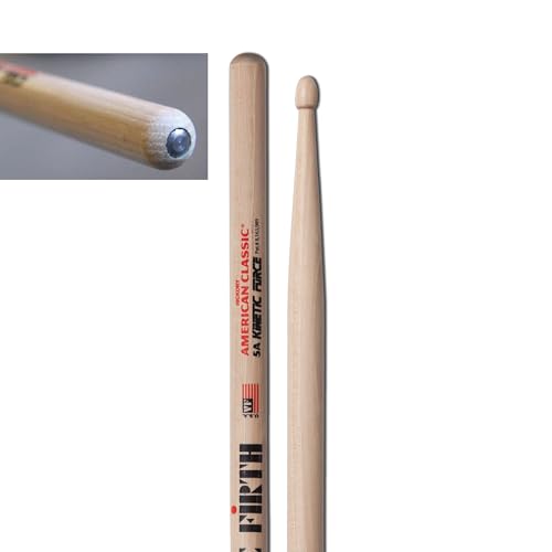 Vic Firth 5A Kinetic Force American Hickory Wood Tip Drumsticks von Vic Firth