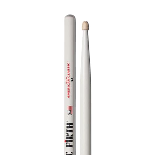 Vic Firth 5AW Drum-Stick "5A Amerikanische Klassik-Serie, Hickory, Holzspitze" (2er pack) von Vic Firth