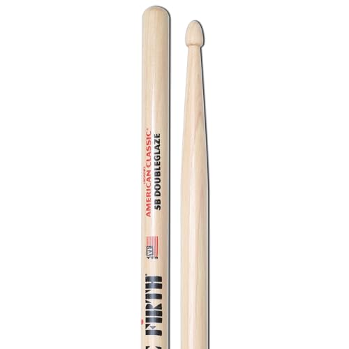 Vic Firth American Classic® Series Drumsticks - 5B DoubleGlaze - Double Coat of Lacquer Finish - Wood Tip von Vic Firth