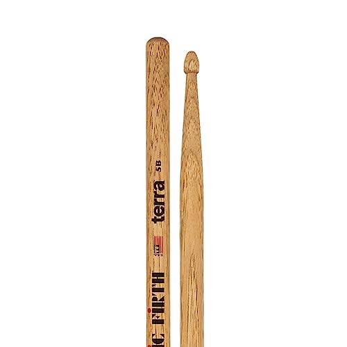 Vic Firth - American Classic® Terra Serie Trommelstöcke 5B - Amerikanisches Hickory – Holzspitze von Vic Firth