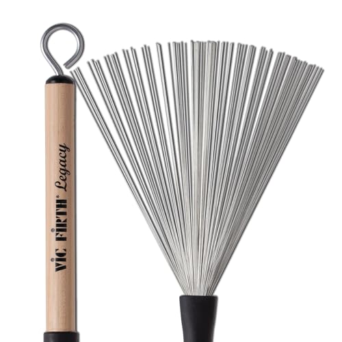 Vic Firth Legacy Wire Brush – Retractable - Wood Handle von Vic Firth