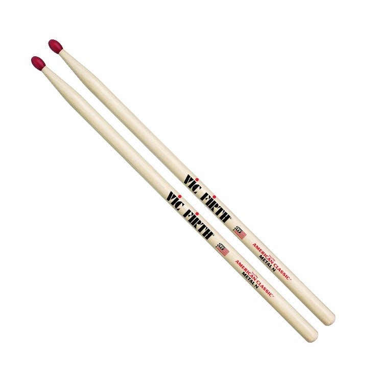 Vic Firth METALN Hickory Drumsticks mit Nylonkopf (12 Stück) von Vic Firth