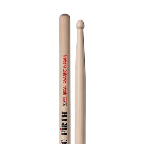 Vic Firth Signature Series Drumsticks - Nicko McBrain - Wood Tip von Vic Firth