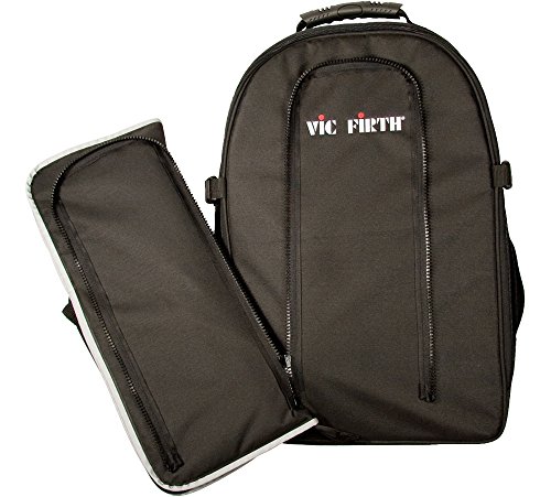 Vic Firth VicPack -- Drummer's Multi-compartment Backpack - Black with Logo von Vic Firth