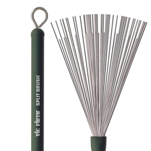 Vic Firth Wire Split Brush - Retractable - Green Handle Vic Firth Wire Split Brush - Retractable - Green Handle von Vic Firth