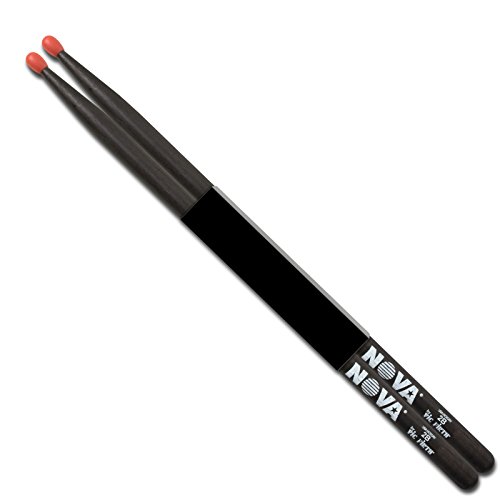 Vic Firth vf-n2bnb Nova 2B Nylon Tip Drum Sticks – Schwarz von Vic Firth