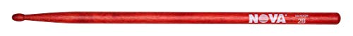 Vic Firth vf-n2br Nova 2B Wood Tip Drum Sticks – Rot von Vic Firth