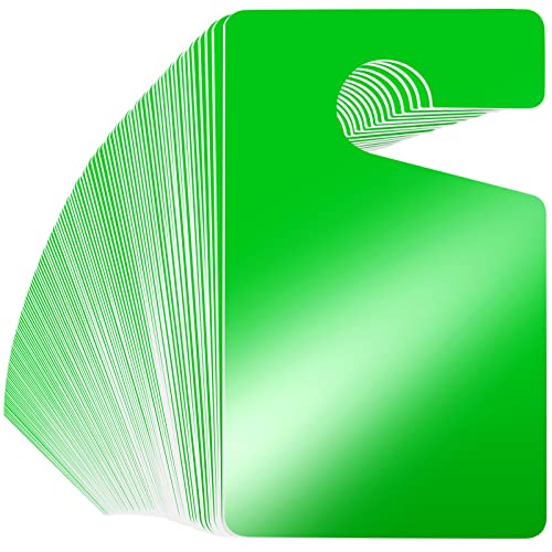 Vicenpal 100 Stück blanko Parkausweis Hangtag Parkplakate Hang Tag 7,6 x 12,7 cm für Auto-Rückspiegel (grün) von Vicenpal