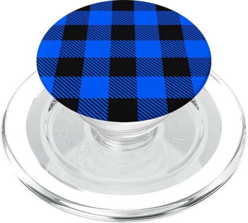 Blau Schwarz Vintage Karo Muster Vichy PopSockets PopGrip für MagSafe Blau Schwarz Vintage Karo Muster Vichy PopSockets PopGrip für MagSafe von Vichy Check Pattern Style Art
