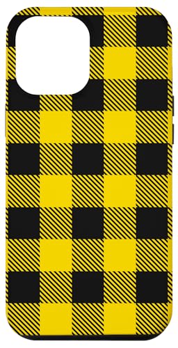 Gelb Schwarz Vintage Karo Muster Vichy Hülle für iPhone 12 Pro Max Gelb Schwarz Vintage Karo Muster Vichy Hülle für iPhone 12 Pro Max von Vichy Check Pattern Style Art