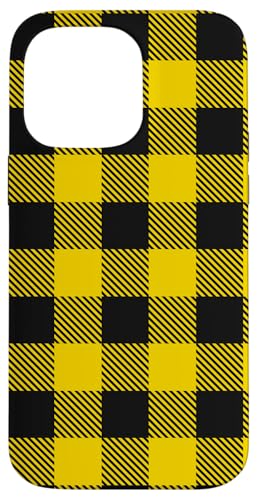 Gelb Schwarz Vintage Karo Muster Vichy Hülle für iPhone 14 Pro Max Gelb Schwarz Vintage Karo Muster Vichy Hülle für iPhone 14 Pro Max von Vichy Check Pattern Style Art