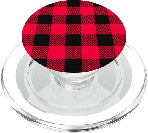 Rot Schwarz Vintage Karo Muster Vichy PopSockets PopGrip für MagSafe Rot Schwarz Vintage Karo Muster Vichy PopSockets PopGrip für MagSafe von Vichy Check Pattern Style Art