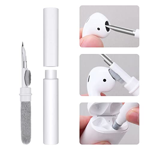 Vicloon Reinigungsset für Airpods Pro 1 2,3 In 1 Multifunktions-Reinigungsstift weiche Bürste für Bluetooth-Kopfhörer, Tasche, Reinigungsset, Reinigungsbürste für Earbuds Cleaning Kit… von Vicloon