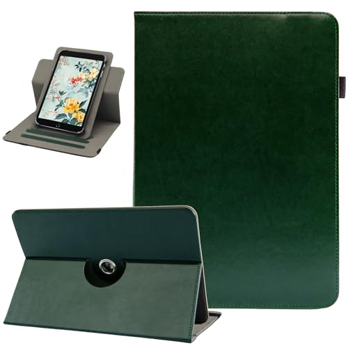 Viclowlpfe Universal-Schutzhülle für 7 - 8 Zoll (17,8 - 20,3 cm) Tablets, 360 Grad drehbar, Multi-Winkel-Sichtständer, PU-Leder, für 17,8 - 21,6 cm (7 - 8,5 Zoll) von Viclowlpfe