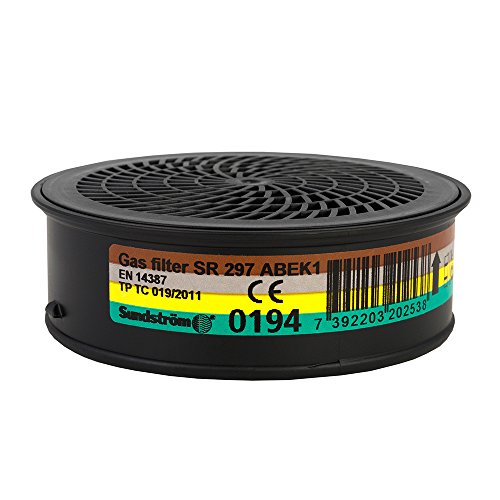 Sundström Gasfilter SR 297 Klasse ABEK1 Atemschutz vor organischen Gasen und Dämpfen inkl. Ammoniak Sundström Gasfilter SR 297 Klasse ABEK1 Atemschutz vor organischen Gasen und Dämpfen inkl. Ammoniak von Viconor