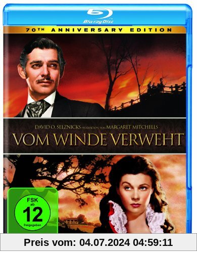 Vom Winde verweht - 70th Anniversary Edition [Blu-ray] von Victor Fleming