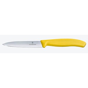 VICTORINOX Gemüsemesser Swiss Classic silber, gelb, Klinge: 10,0 cm von Victorinox