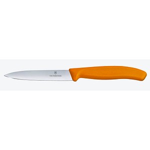 VICTORINOX Gemüsemesser Swiss Classic silber, orange, Klinge: 10,0 cm VICTORINOX Gemüsemesser Swiss Classic silber, orange, Klinge: 10,0 cm von Victorinox