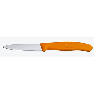 VICTORINOX Gemüsemesser Swiss Classic silber, orange, Klinge: 8,0 cm von Victorinox