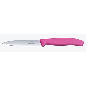 VICTORINOX Gemüsemesser Swiss Classic silber, pink, Klinge: 10,0 cm von Victorinox