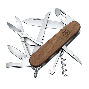 VICTORINOX Huntsman Wood Schweizer Taschenmesser braun von Victorinox