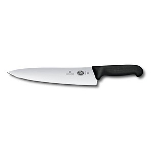 VICTORINOX Tranchiermesser Fibrox silber, Klinge: 25,0 cm von Victorinox