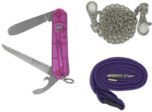 Victorinox 0.2373.T5 Schweizer Taschenmesser Anzahl Funktionen 9 Pink (transparent) von Victorinox