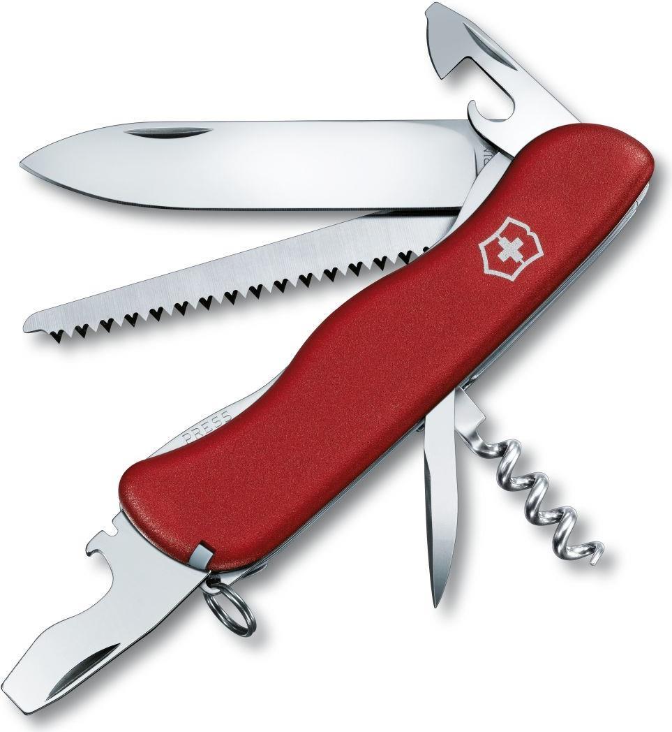 Victorinox Forester - Messer mit Feststellklinge - Multi-Tool-Messer - Clippunkt - Polyamid - Rot - 12 Werkzeug (V-0.83 63) von Victorinox
