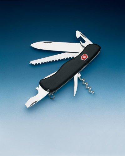 Victorinox Forester - Messer mit klappbarer Klinge - Multi-Tool-Messer - Spey-Punkt - Edelstahl - Polyamid - Schwarz (0.8363.3) von Victorinox