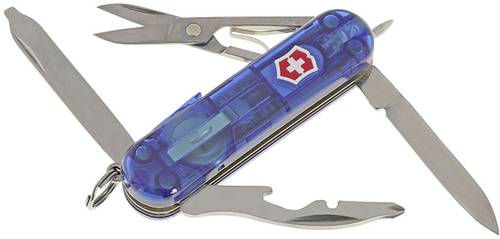 Victorinox Midnite Manager 0.6366.T2 Schweizer Taschenmesser mit LED-Licht Anzahl Funktionen 10 Blau von Victorinox