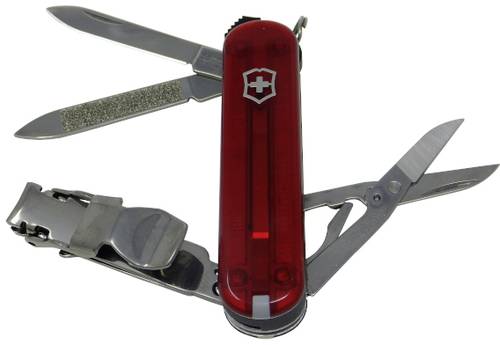 Victorinox Nail Clip 580 0.6463.T Schweizer Taschenmesser Anzahl Funktionen 8 Rubin-Rot von Victorinox