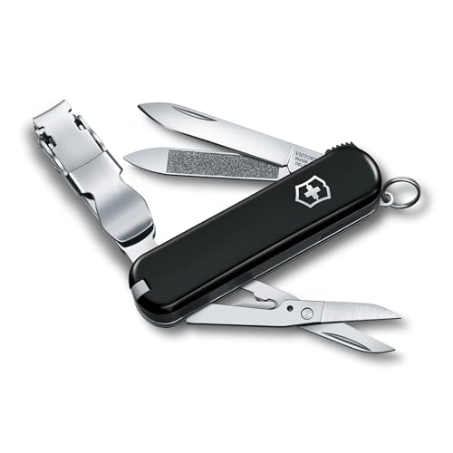 Victorinox Schweizer Taschenmesser, Nail Clip 580, Multitool, Maniküre, Pediküre, 8 Funktionen, Kleine Klinge, Nagelfeile, Schwarz Victorinox Schweizer Taschenmesser, Nail Clip 580, Multitool, Maniküre, Pediküre, 8 Funktionen, Kleine Klinge, Nagelfeile, Schwarz von Victorinox