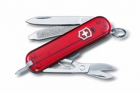 Victorinox Signature, Gleitgelenk-Messer, Multi-Tool-Messer, Clippunkt, Edelstahl, ABS Synthetik, Rot von Victorinox