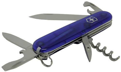 Victorinox Spartan 1.3603.T2 Schweizer Taschenmesser Anzahl Funktionen 12 Blau (transparent) von Victorinox