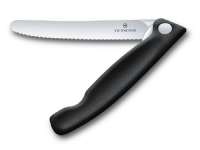 Victorinox SwissClassic 6.7833.FB, Messer mit Feststellklinge, Edelstahl, Polypropylen (PP), Schwarz, 11 cm, 130 mm von Victorinox