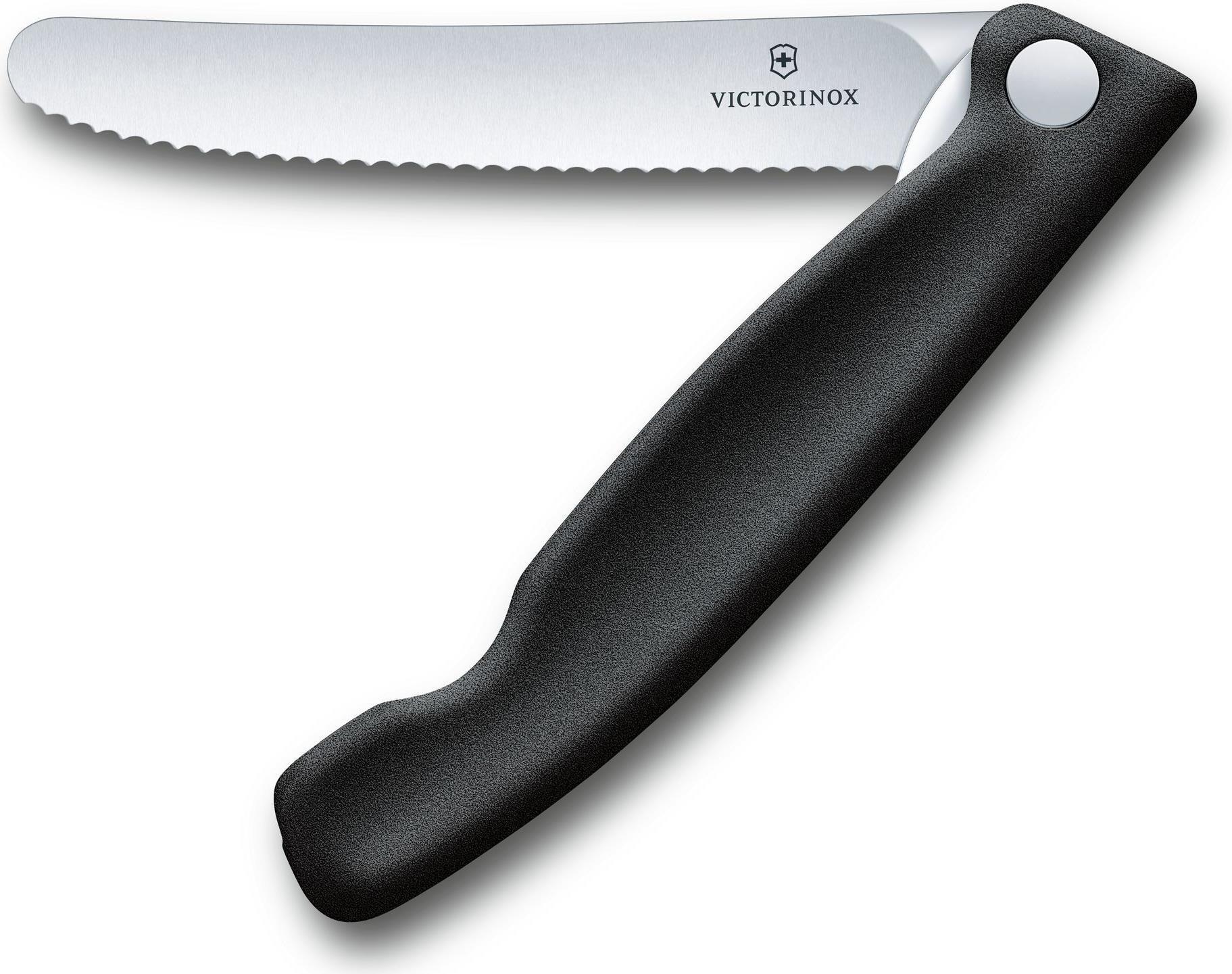 Victorinox SwissClassic 6.7833.FB - Messer mit Feststellklinge - Edelstahl - Polypropylen (PP) - Schwarz - 11 cm - 130 mm (V-6.78 33.FB) von Victorinox