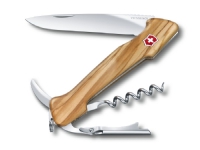 Victorinox Wine Master, Messer mit Feststellklinge, Multi-Tool-Messer, Clippunkt, Holz, Silber, 6 Werkzeug von Victorinox