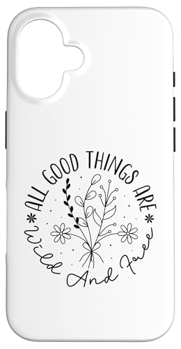 Good Things Are Wild And Free, Wildblumen, Blumen, Natur Hülle für iPhone 16 Good Things Are Wild And Free, Wildblumen, Blumen, Natur Hülle für iPhone 16 von Victory Thru Vision